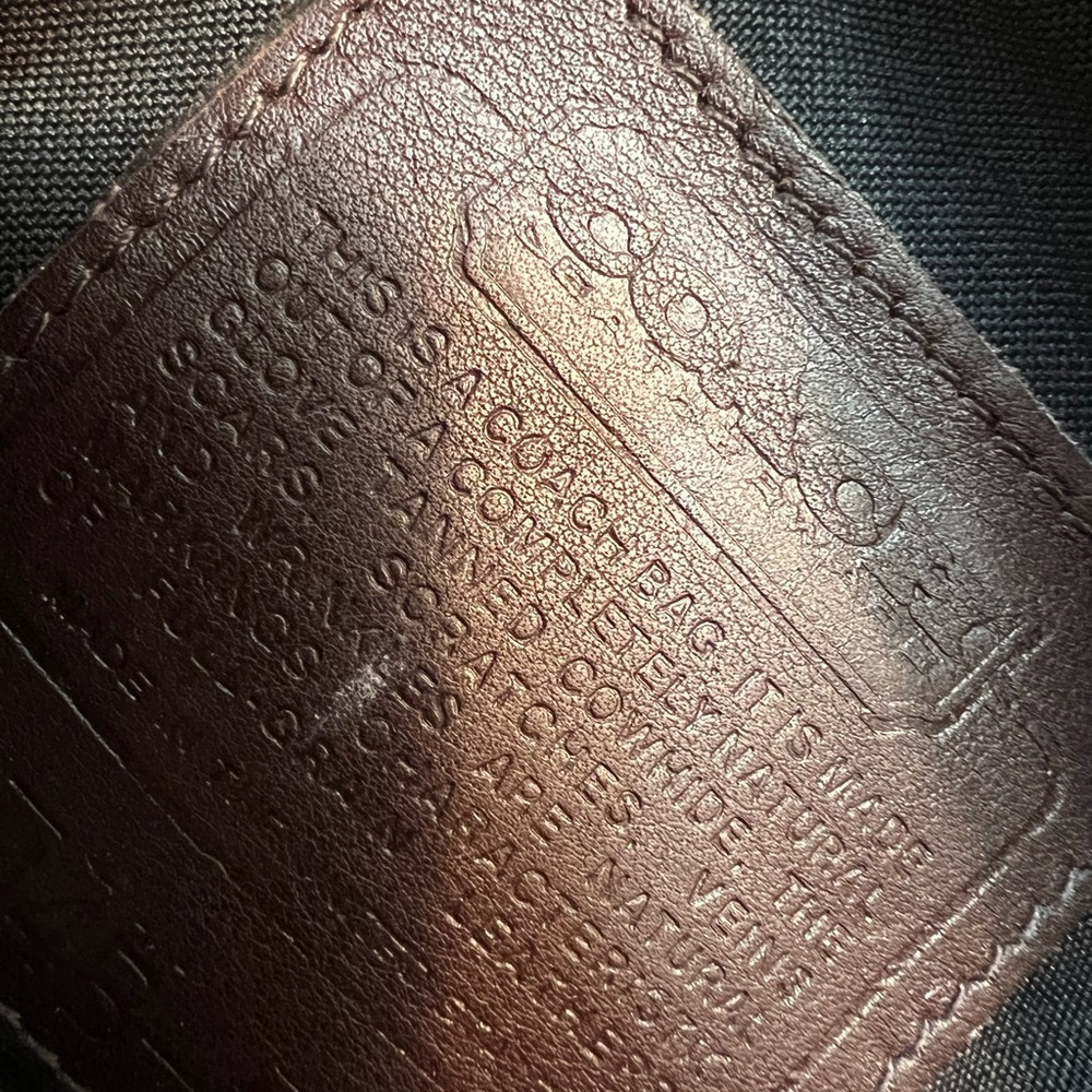 Vintage Coach Men's Leather Belt Bag - Dark Brown - Picture 11 of 12